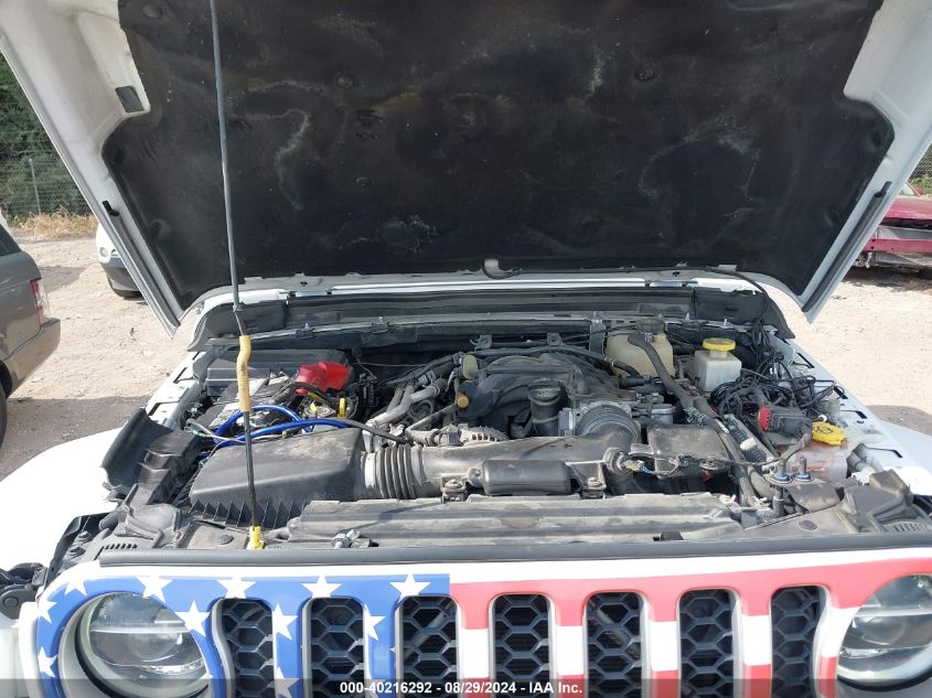 2020 Jeep Gladiator Overland 4X4 VIN: 1C6HJTFG3LL122612 Lot: 40216292