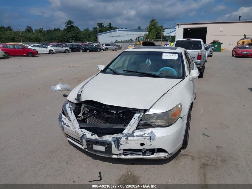 2011 Acura Rl 3.7 VIN: JH4KB2F55BC000433 Lot: 40216377