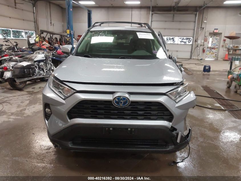 2021 Toyota Rav4 Hybrid Xle VIN: JTMRWRFV1MD134673 Lot: 40216392