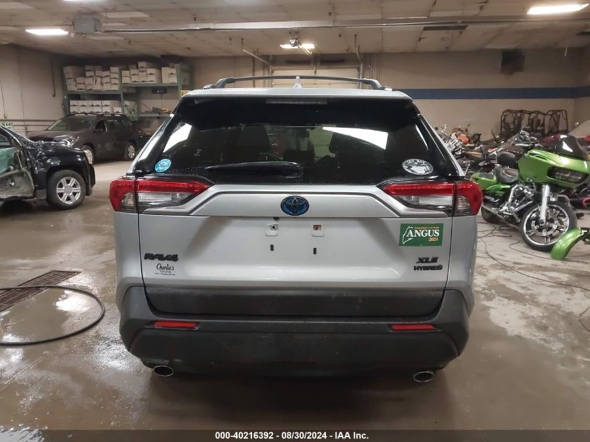 2021 Toyota Rav4 Hybrid Xle VIN: JTMRWRFV1MD134673 Lot: 40216392