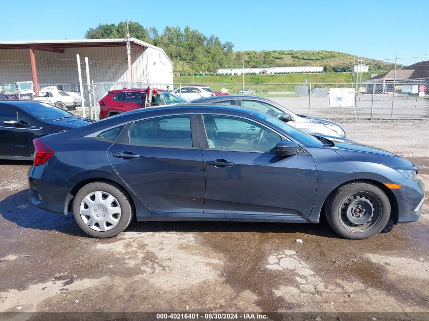 2019 Honda Civic Lx VIN: 19XFC2F65KE034521 Lot: 40216401