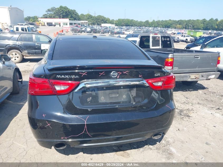 2017 Nissan Maxima 3.5 Sr VIN: 1N4AA6AP4HC428458 Lot: 40216429