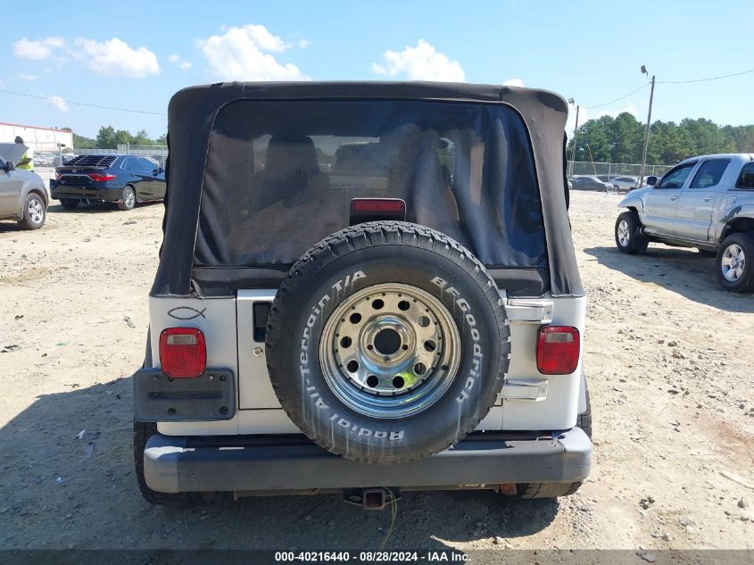 2003 Jeep Wrangler Se VIN: 1J4FA29113P347843 Lot: 40216440