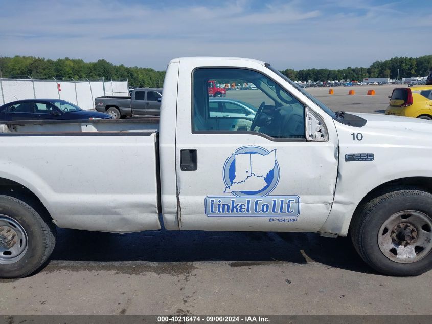 2001 Ford F-250 Xl/Xlt VIN: 1FTNF20L31EB16212 Lot: 40216474