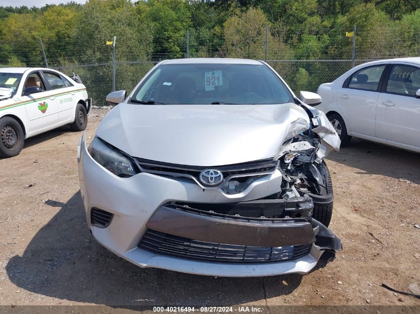 2016 Toyota Corolla Le VIN: 2T1BURHE6GC703877 Lot: 40216494