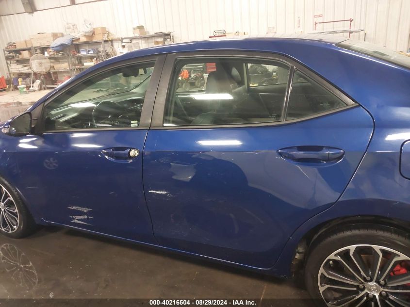 2015 Toyota Corolla S Plus VIN: 2T1BURHE2FC298955 Lot: 40216504