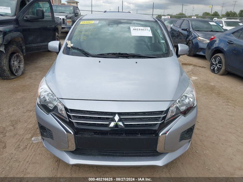 2022 Mitsubishi Mirage Es/Le VIN: ML32AUHJ0NH003339 Lot: 40216625