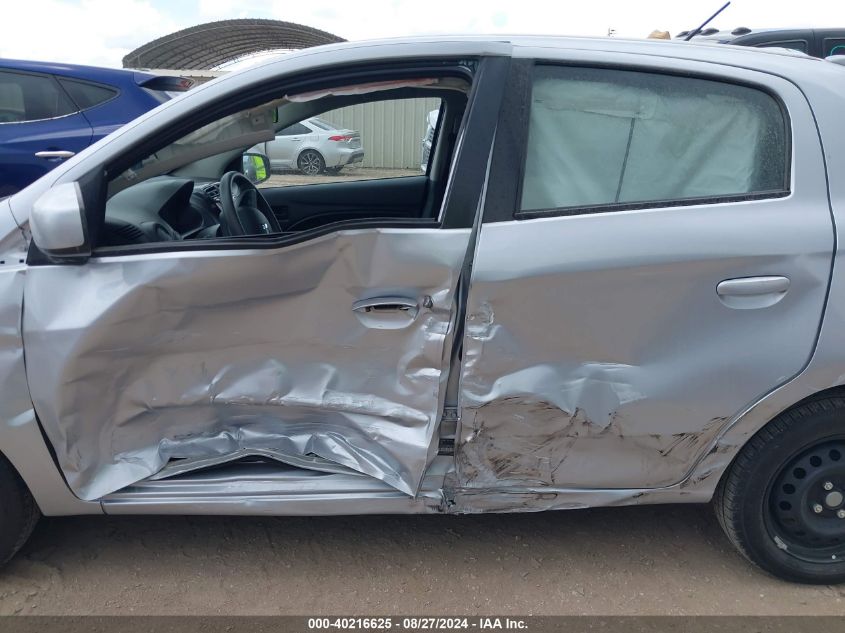 2022 Mitsubishi Mirage Es/Le VIN: ML32AUHJ0NH003339 Lot: 40216625