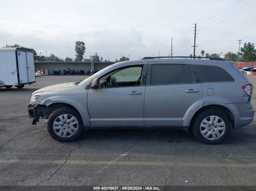 2017 Dodge Journey Se VIN: 3C4PDCAB8HT586837 Lot: 40216627