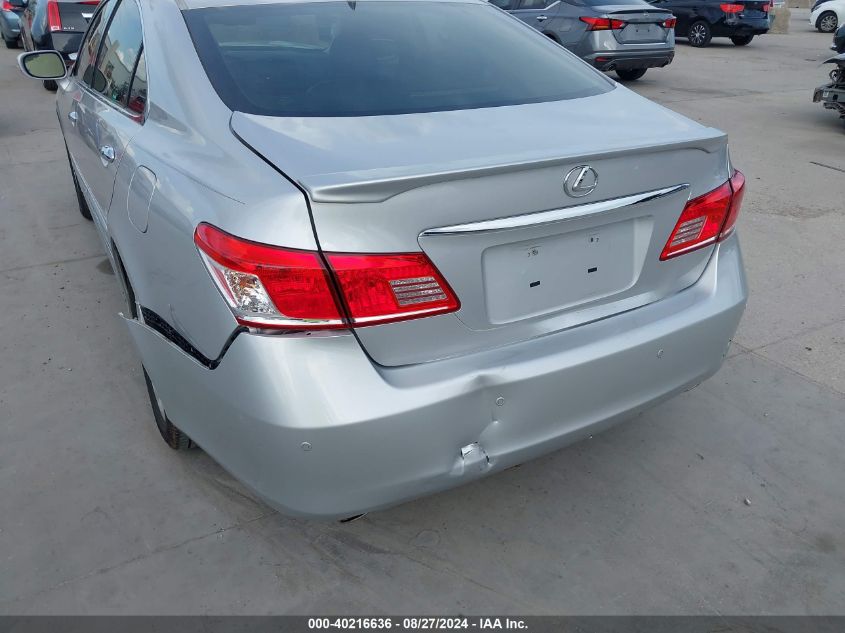 2012 Lexus Es 350 VIN: JTHBK1EG3C2500952 Lot: 40216636