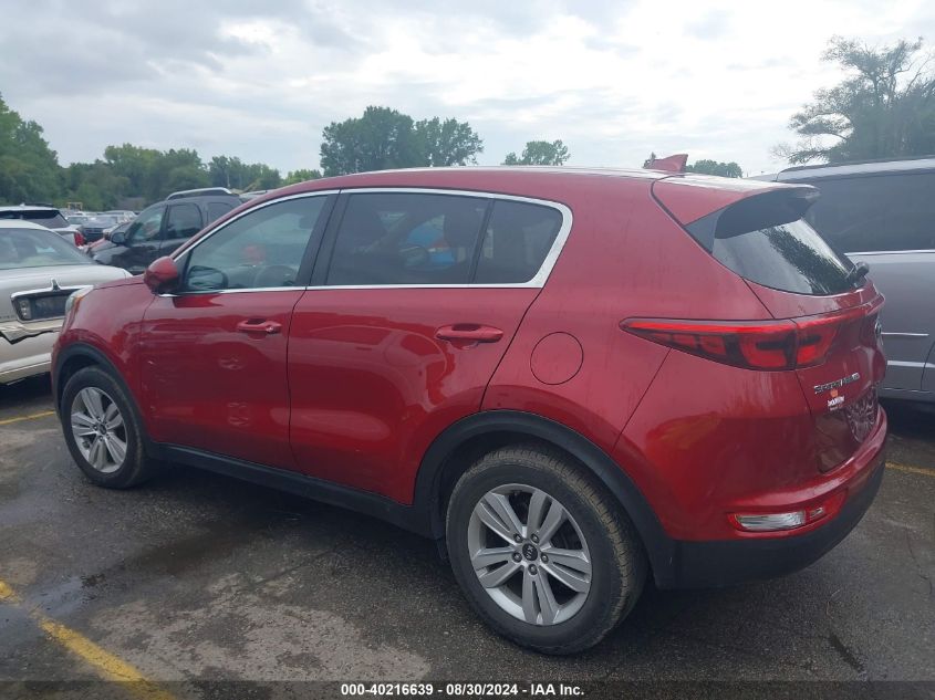 2018 Kia Sportage Lx VIN: KNDPM3AC1J7485917 Lot: 40216639