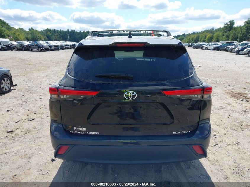 5TDGZRBH4NS594186 2022 Toyota Highlander Xle