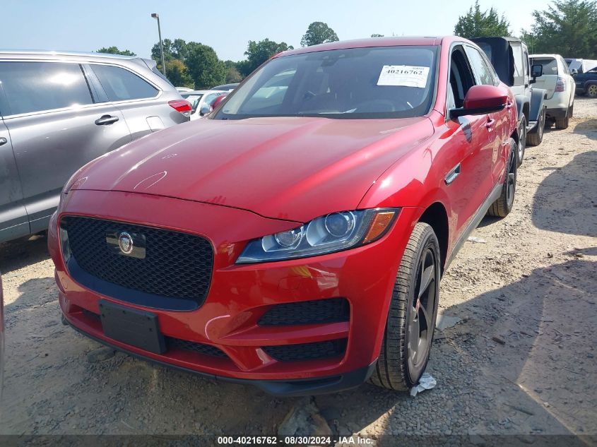 2019 Jaguar F-Pace 25T Premium VIN: SADCJ2FX8KA395606 Lot: 40216762