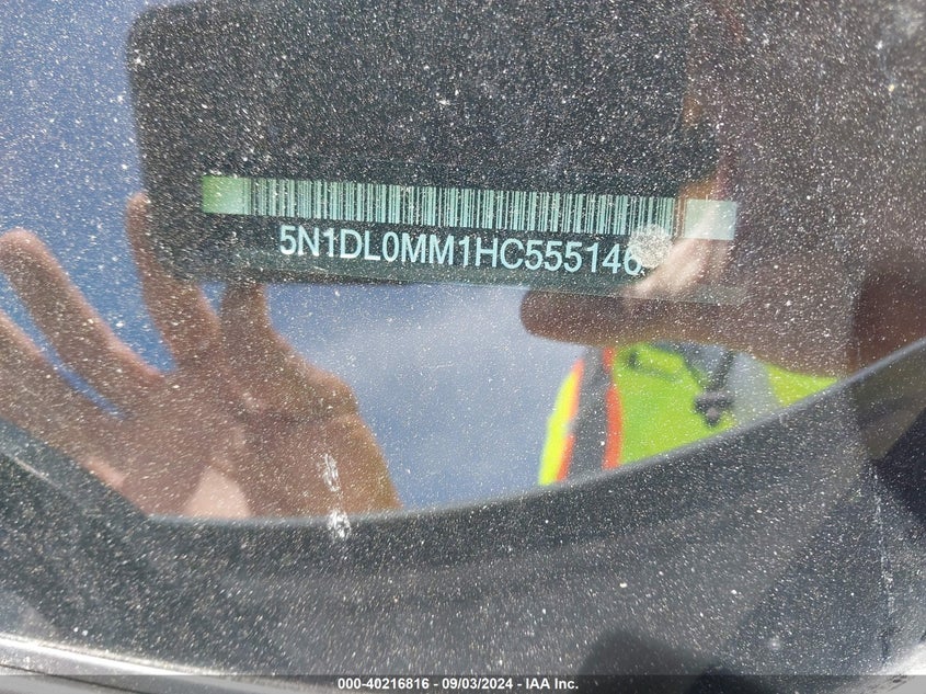 VIN 5N1DL0MM1HC555146 2017 INFINITI QX60