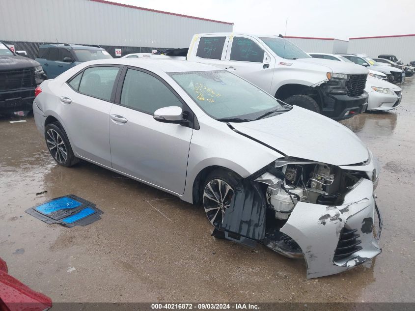 2018 Toyota Corolla Se VIN: 5YFBURHE7JP772052 Lot: 40216872