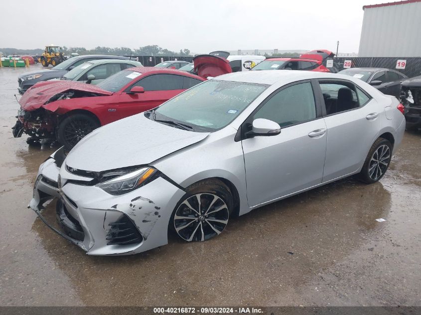 2018 Toyota Corolla Se VIN: 5YFBURHE7JP772052 Lot: 40216872