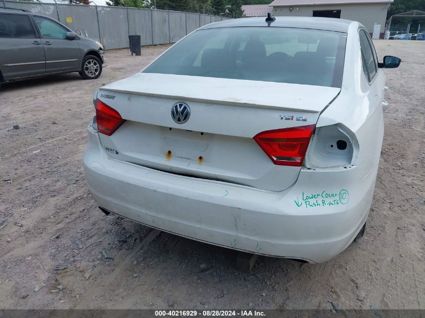 1VWBS7A30FC082093 2015 Volkswagen Passat 1.8T Sport