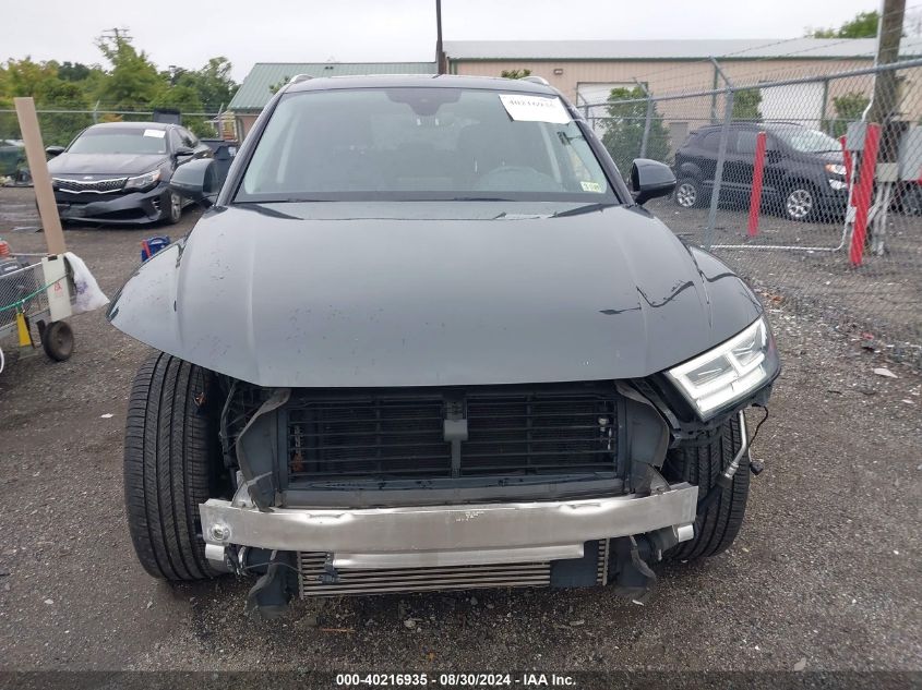 2018 Audi Q5 2.0T Premium/2.0T Tech Premium VIN: WA1BNAFY4J2248555 Lot: 40216935