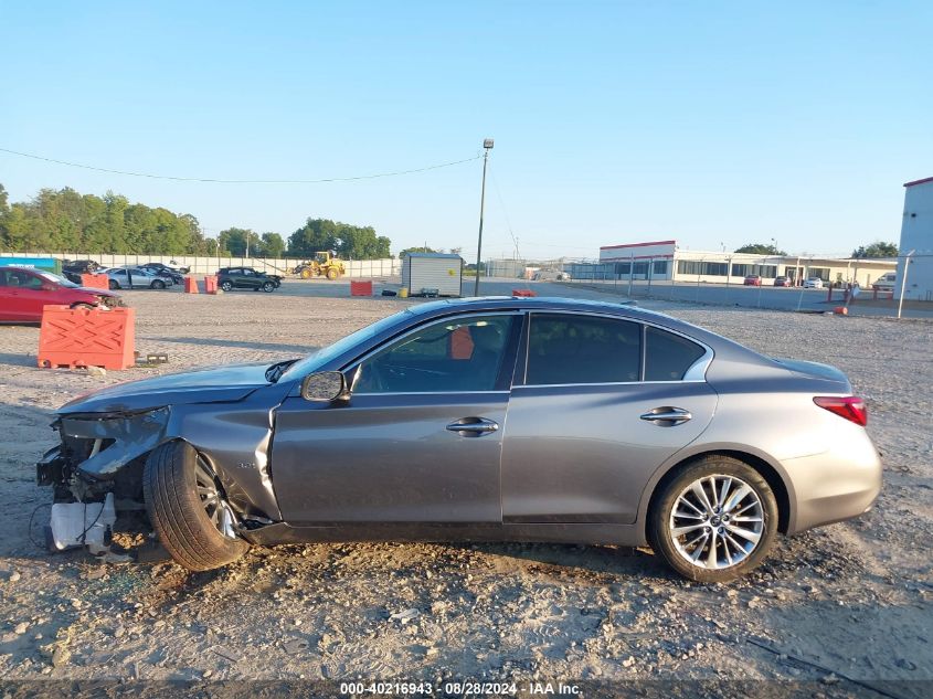 2018 Infiniti Q50 3.0T Luxe VIN: JN1EV7AR7JM432028 Lot: 40216943