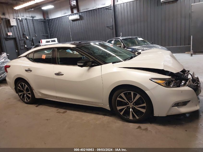 2017 Nissan Maxima 3.5 Platinum VIN: 1N4AA6AP9HC454652 Lot: 40216953