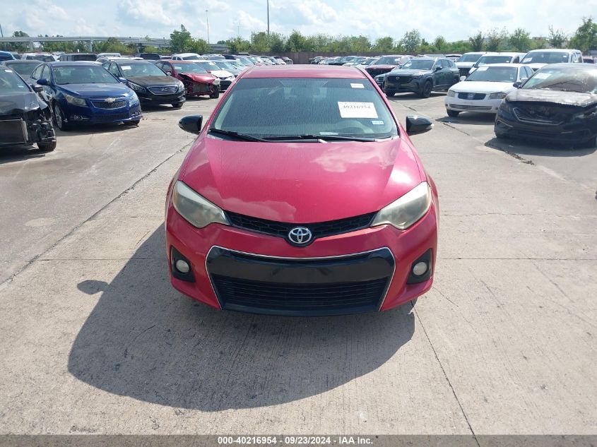 2015 Toyota Corolla S Plus VIN: 2T1BURHE6FC322495 Lot: 40216954