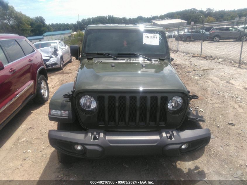 2021 Jeep Wrangler Unlimited Sahara Altitude 4X4 VIN: 1C4HJXEN0MW728997 Lot: 40216988