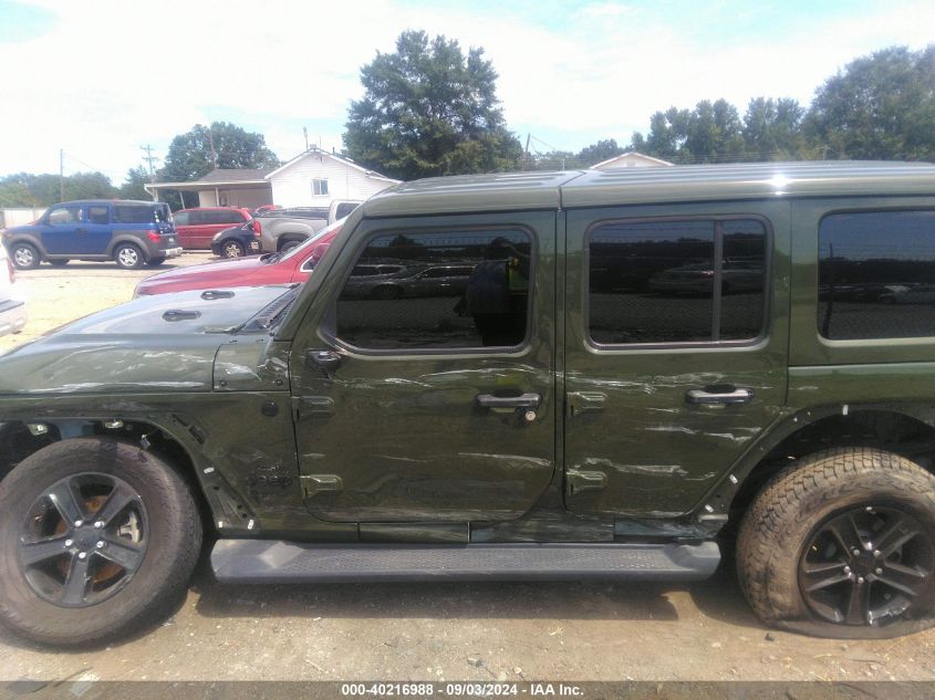 2021 Jeep Wrangler Unlimited Sahara Altitude 4X4 VIN: 1C4HJXEN0MW728997 Lot: 40216988