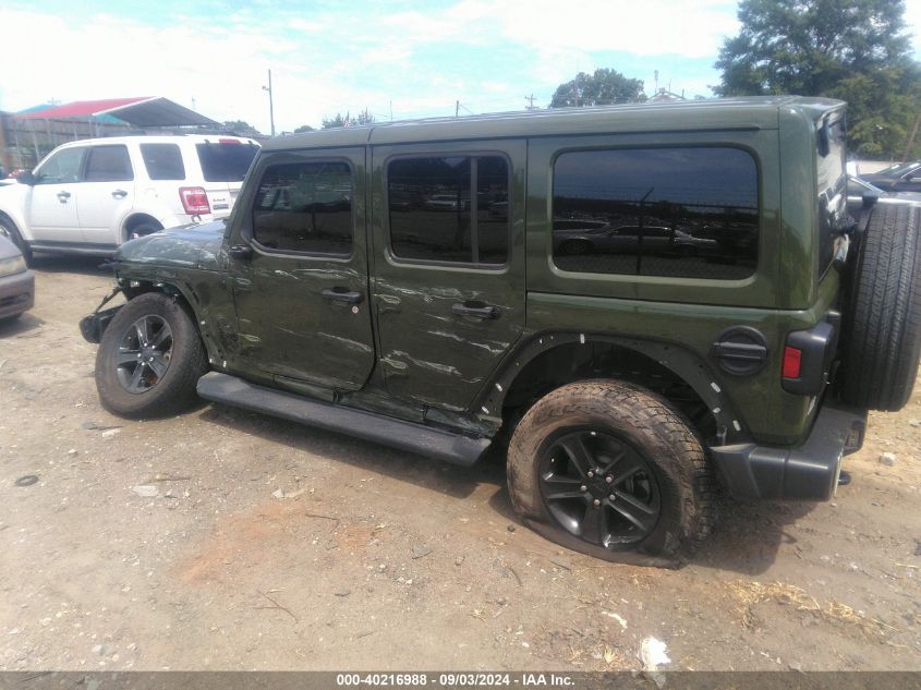 2021 Jeep Wrangler Unlimited Sahara Altitude 4X4 VIN: 1C4HJXEN0MW728997 Lot: 40216988