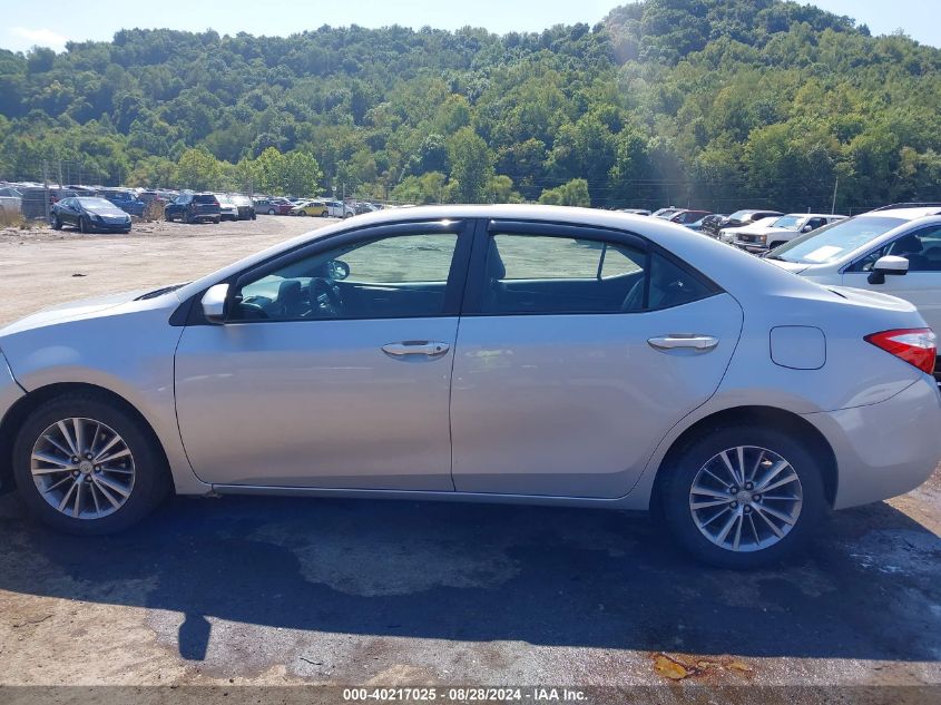 2014 Toyota Corolla Le Premium VIN: 2T1BURHE2EC041468 Lot: 40217025