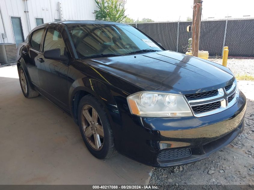 2013 Dodge Avenger Se VIN: 1C3CDZAB0DN643306 Lot: 40217088