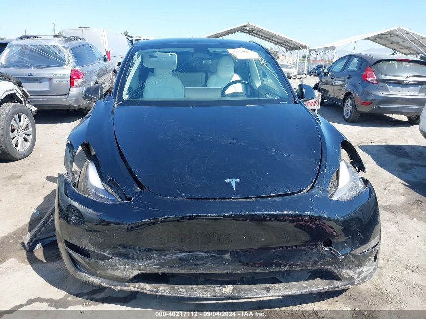 2023 Tesla Model Y Awd/Performance Dual Motor All-Wheel Drive VIN: 7SAYGDEF1PF760505 Lot: 40217112