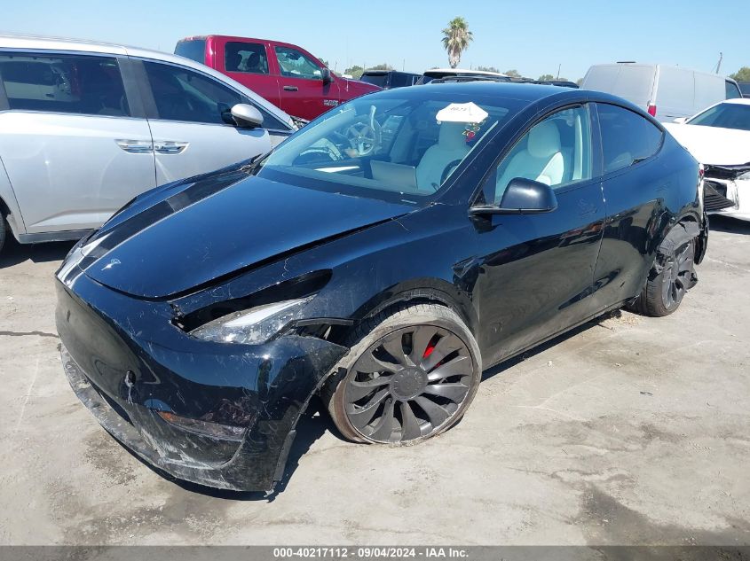 7SAYGDEF1PF760505 2023 TESLA MODEL Y - Image 2