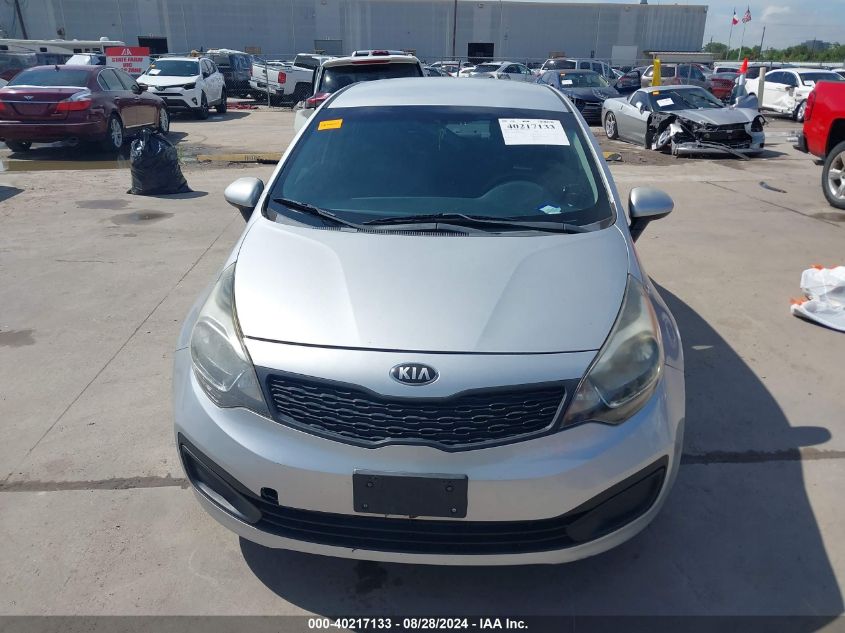 2014 Kia Rio Lx VIN: KNADM4A31E6400141 Lot: 40217133