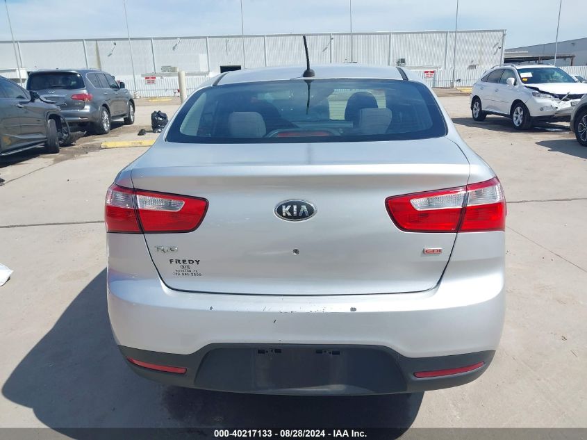 2014 Kia Rio Lx VIN: KNADM4A31E6400141 Lot: 40217133