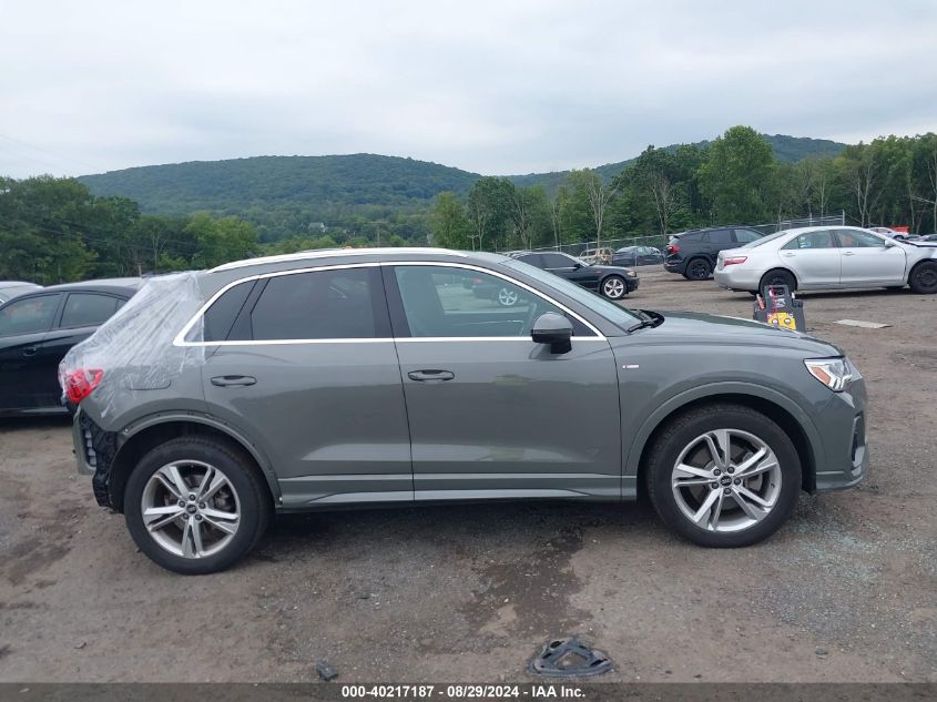 2021 Audi Q3 Premium Plus 45 Tfsi S Line Quattro Tiptronic VIN: WA1EECF30M1127450 Lot: 40217187