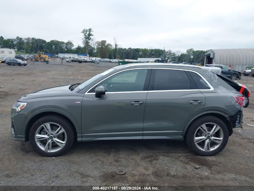 2021 Audi Q3 Premium Plus 45 Tfsi S Line Quattro Tiptronic VIN: WA1EECF30M1127450 Lot: 40217187