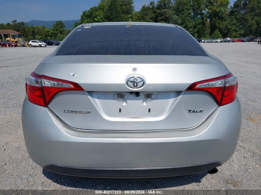 2016 TOYOTA COROLLA LE - 5YFBURHE6GP510175