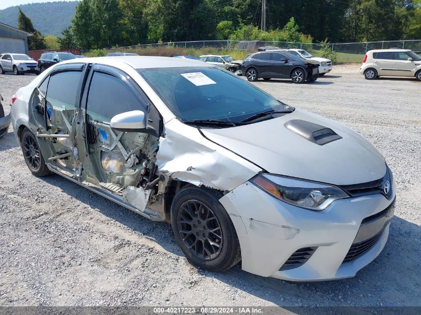 2016 Toyota Corolla Le VIN: 5YFBURHE6GP510175 Lot: 40217223