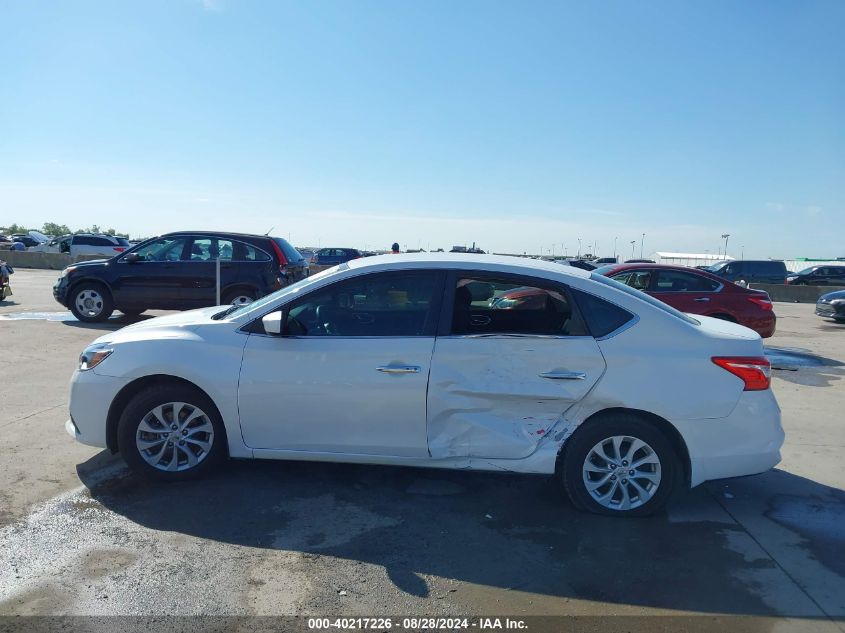 2019 Nissan Sentra Sv VIN: 3N1AB7AP2KY240424 Lot: 40217226