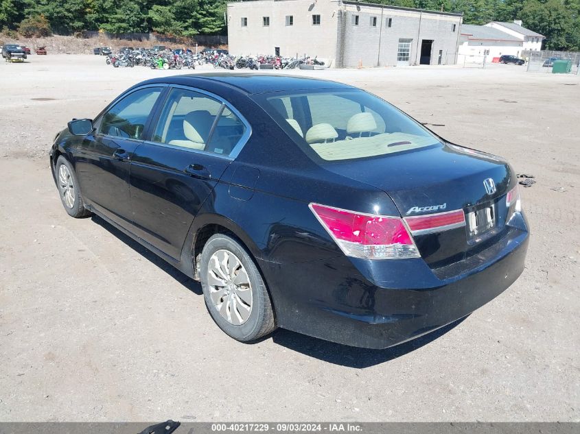 2012 Honda Accord 2.4 Lx VIN: 1HGCP2F33CA237264 Lot: 40217229