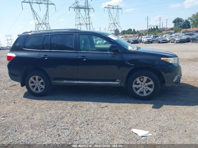 2013 TOYOTA HIGHLANDER BASE PLUS V6 - 5TDBK3EH5DS195244