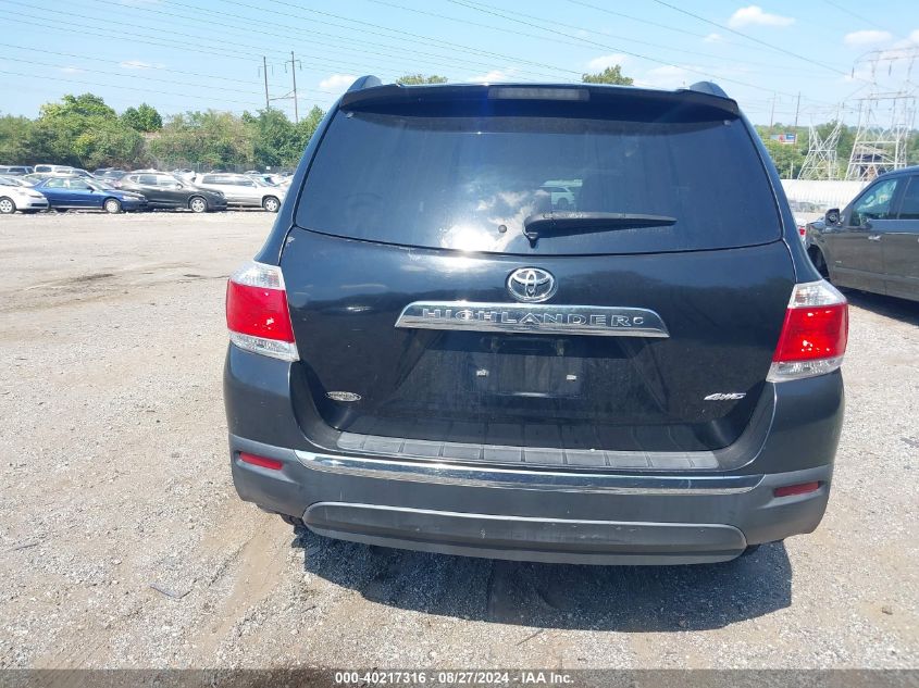 2013 TOYOTA HIGHLANDER BASE PLUS V6 - 5TDBK3EH5DS195244