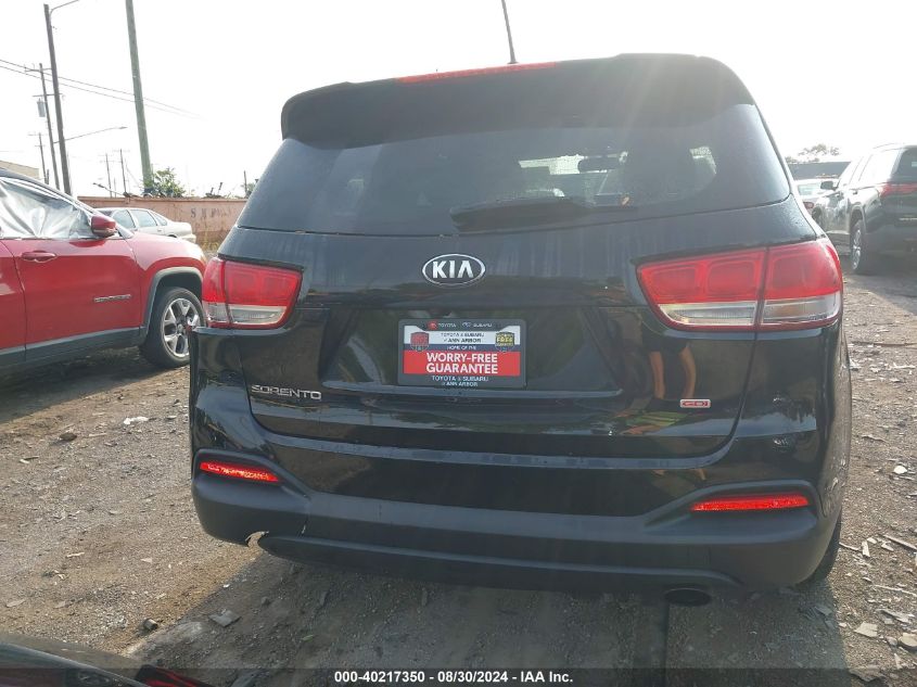 2017 KIA SORENTO 2.4L LX - 5XYPG4A32HG301952