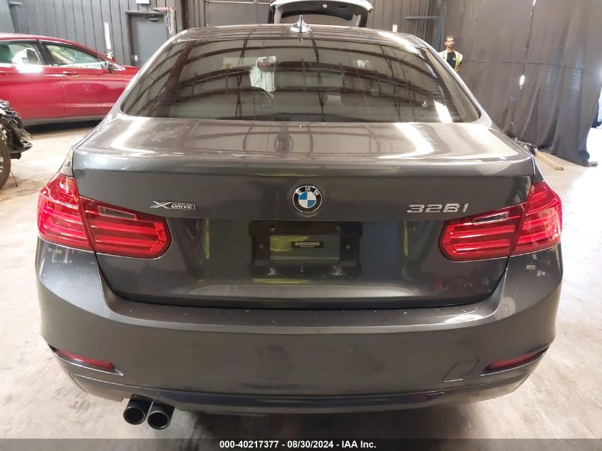 2014 BMW 328I xDrive VIN: WBA3B5C5XEF599471 Lot: 40217377