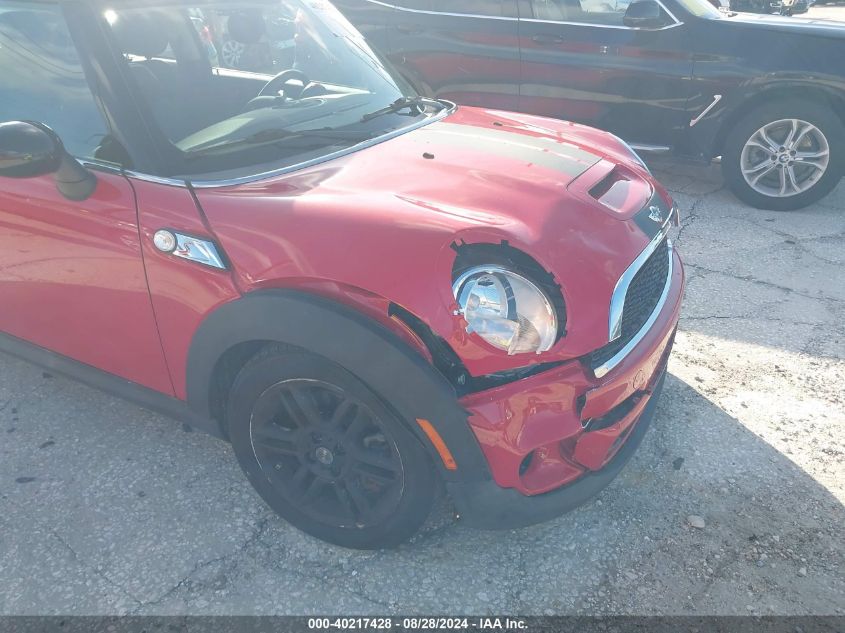 2011 Mini Cooper S VIN: WMWSV3C5XBTY12648 Lot: 40217428