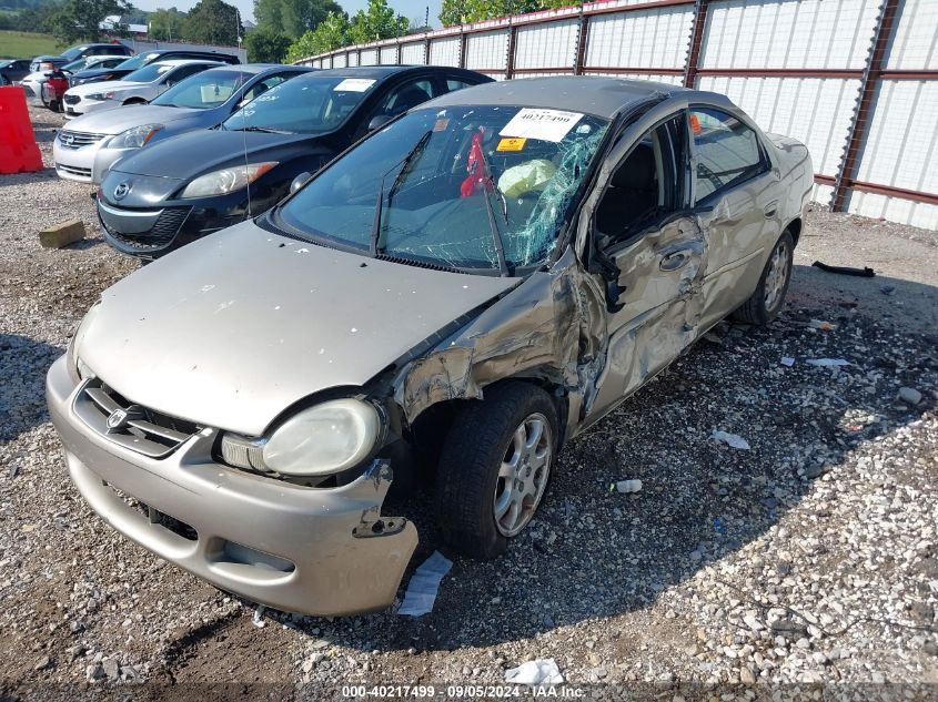 2002 Dodge Neon Se VIN: 1B3ES46C42D633879 Lot: 40217499