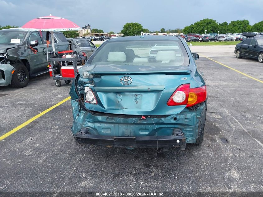 2009 Toyota Corolla Le VIN: JTDBL40E299060437 Lot: 40217518