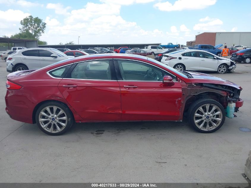 2018 Ford Fusion Platinum VIN: 3FA6P0K92JR145839 Lot: 40217533