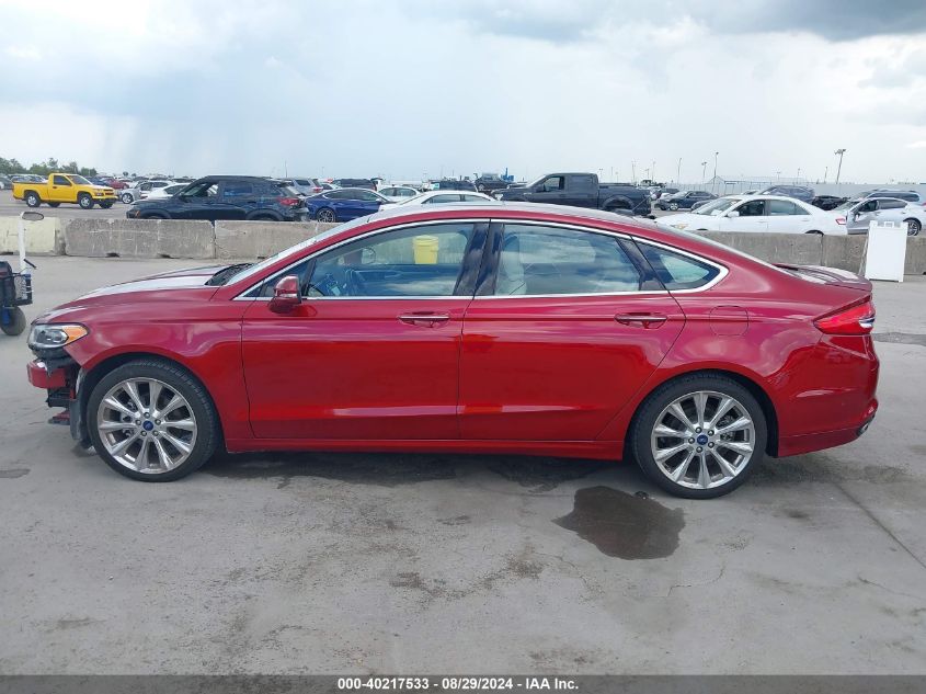 2018 FORD FUSION PLATINUM - 3FA6P0K92JR145839