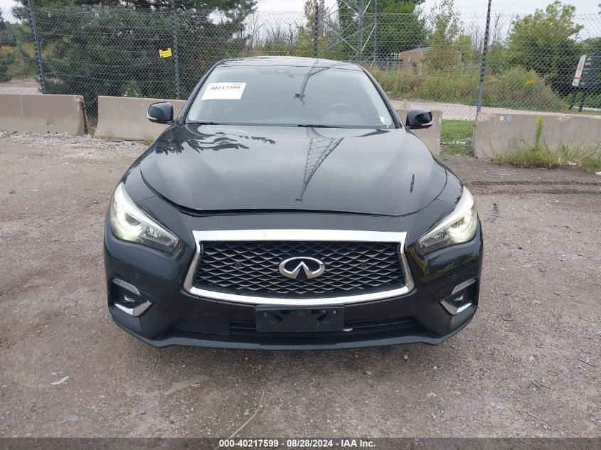 2018 Infiniti Q50 3.0T Luxe VIN: JN1EV7AP1JM351024 Lot: 40217599